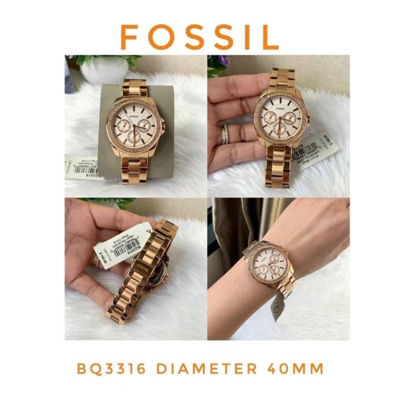 Jam wanita Bq 3316 janice multifunction rosegold.