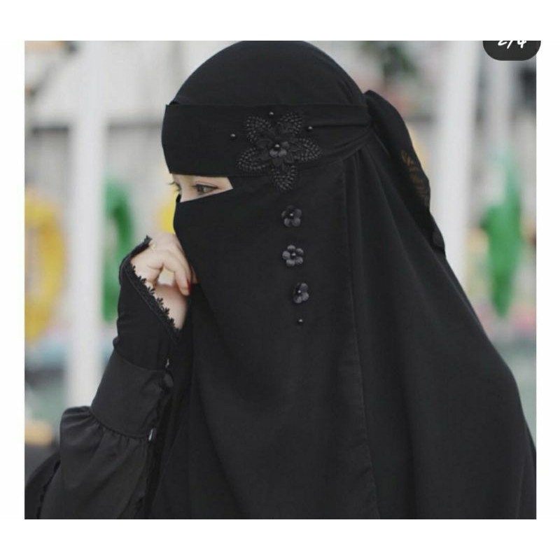 Niqab Bandana Niqab Cadar Niqab Yaman Cadar Bandana Niqob Viral Termurah Niqob RIDAA