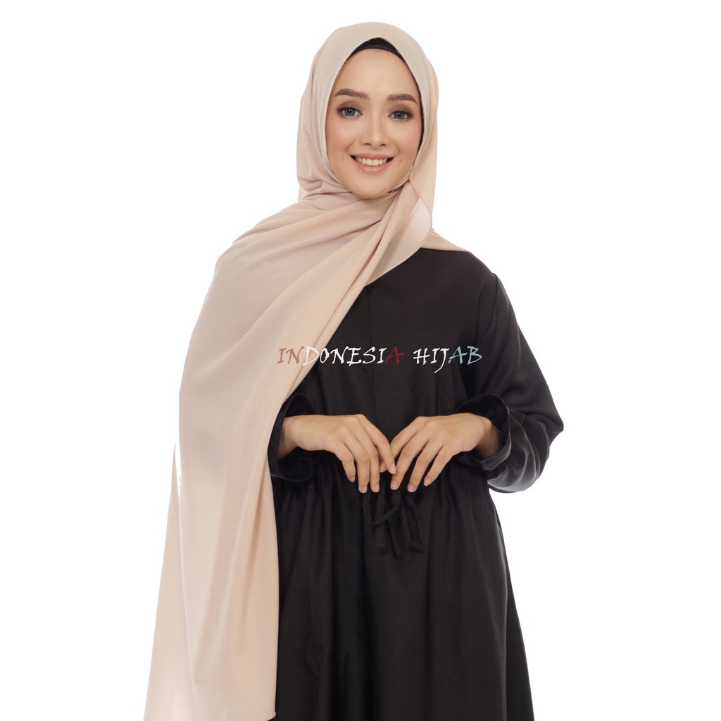 PASHMINA Diamond Premium 170 X 75 cm Jahit Tepi BUKAN DI NECI-1