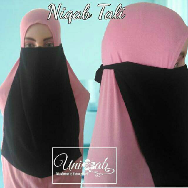 Cadar Niqab Tali Siffon