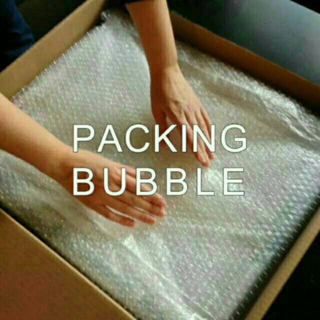 

Extra packing bubble wrap dan dus