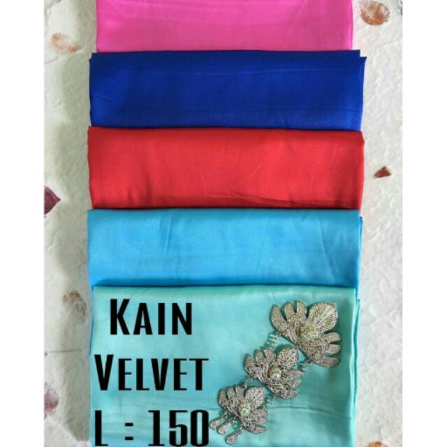 Kain Velvet halus Kain Furing Kebaya Brokat // batik pekalongan