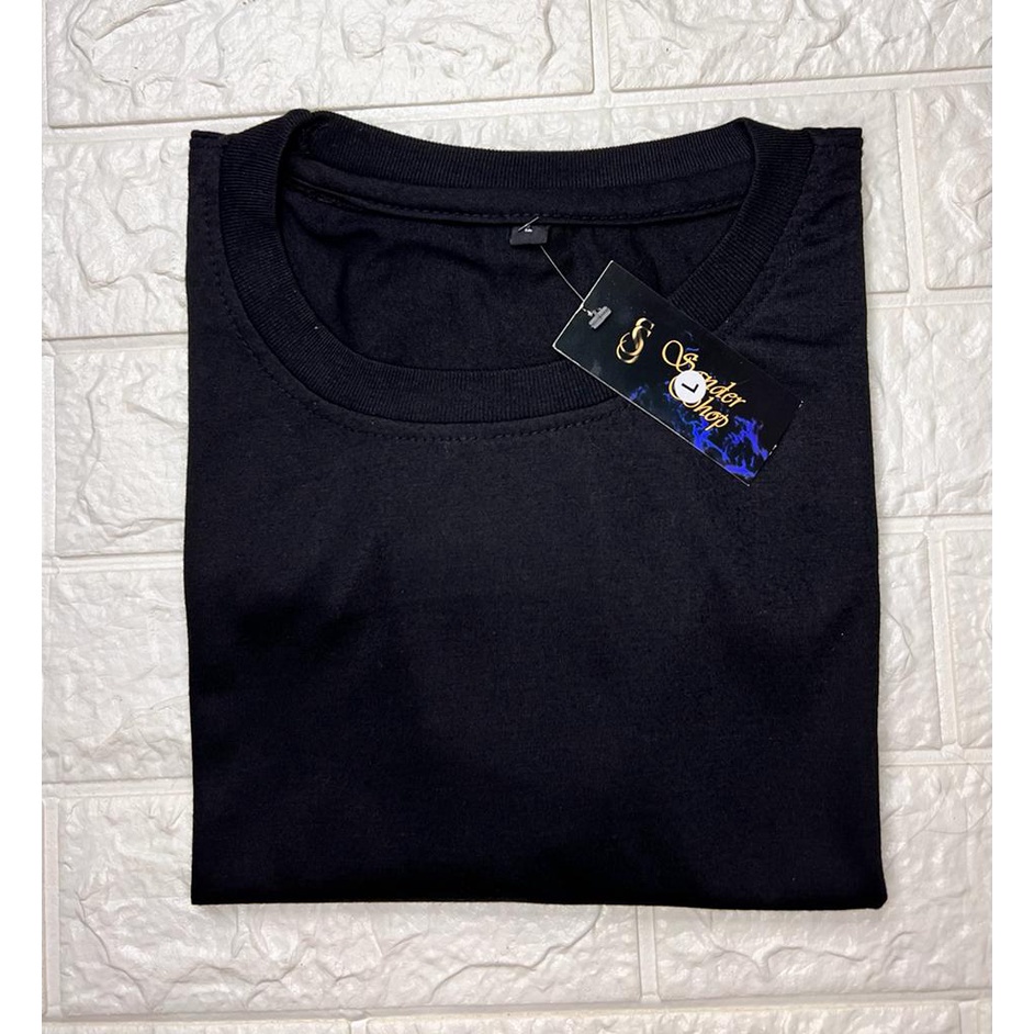 KAOS POLOS PRIA WANITA UNISEX O NECK LENGAN PENDEK / BAJU OBLONG POLOS / KAOS DISTRO / PE