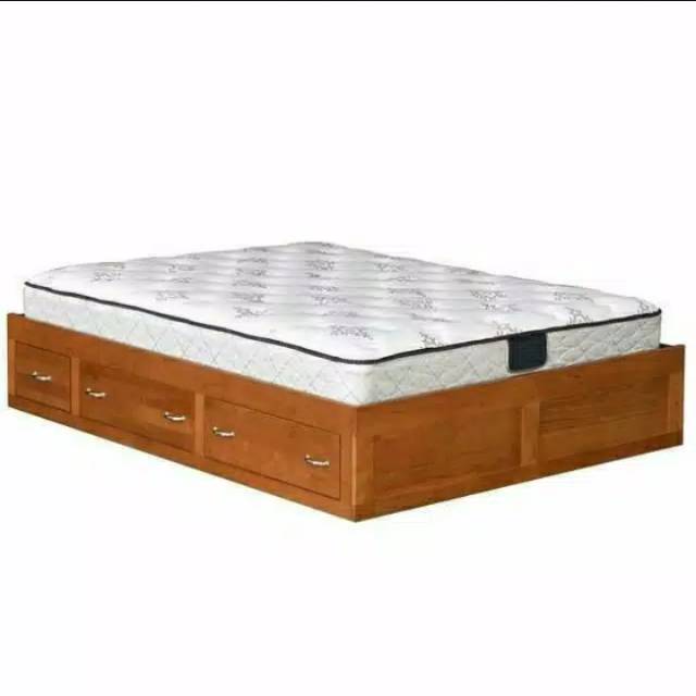 DIVAN /DIPAN TANPA SANDARAN KAYU JATI 160x200