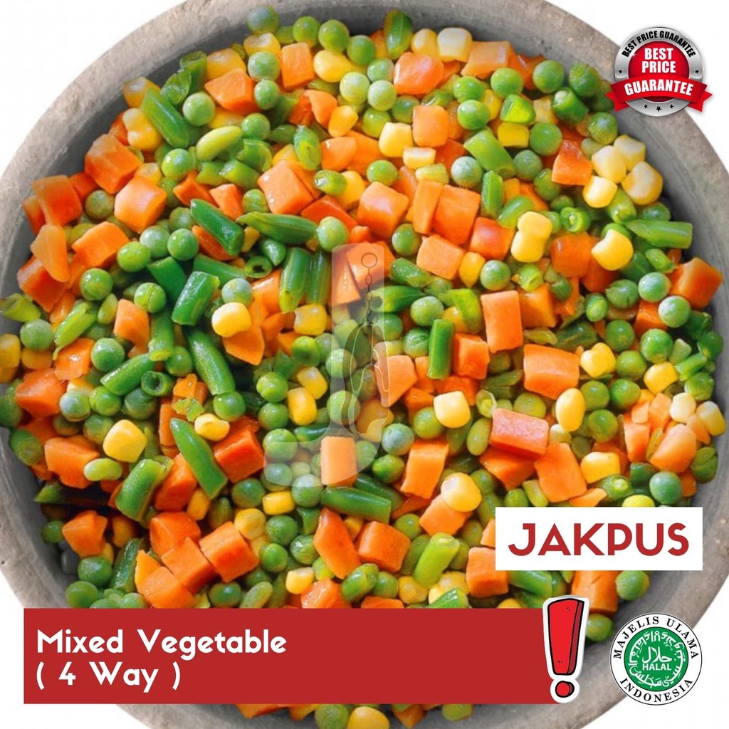 

Mixed Vegetable (4 way)/ Sayuran Campur - JAKPUS