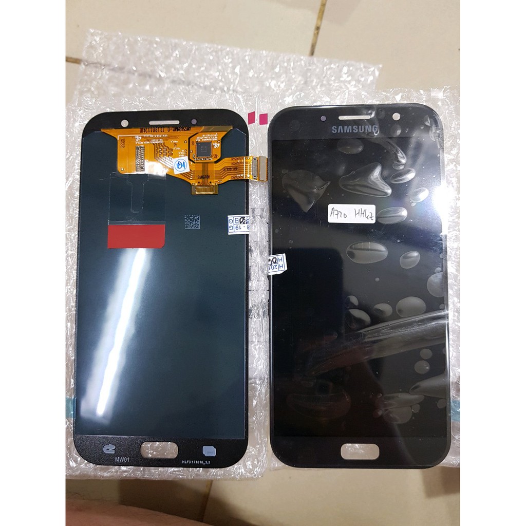LCD SAMSUNG A720F + TOUCHSCREEN HITAM ORI GALAXY A7 2017 / A720