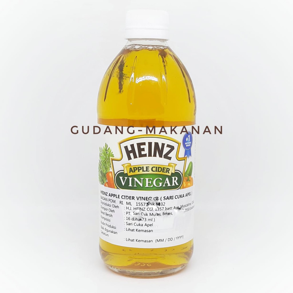 Heinz Apple Cider Vinegar / Cuka Apel 473ml