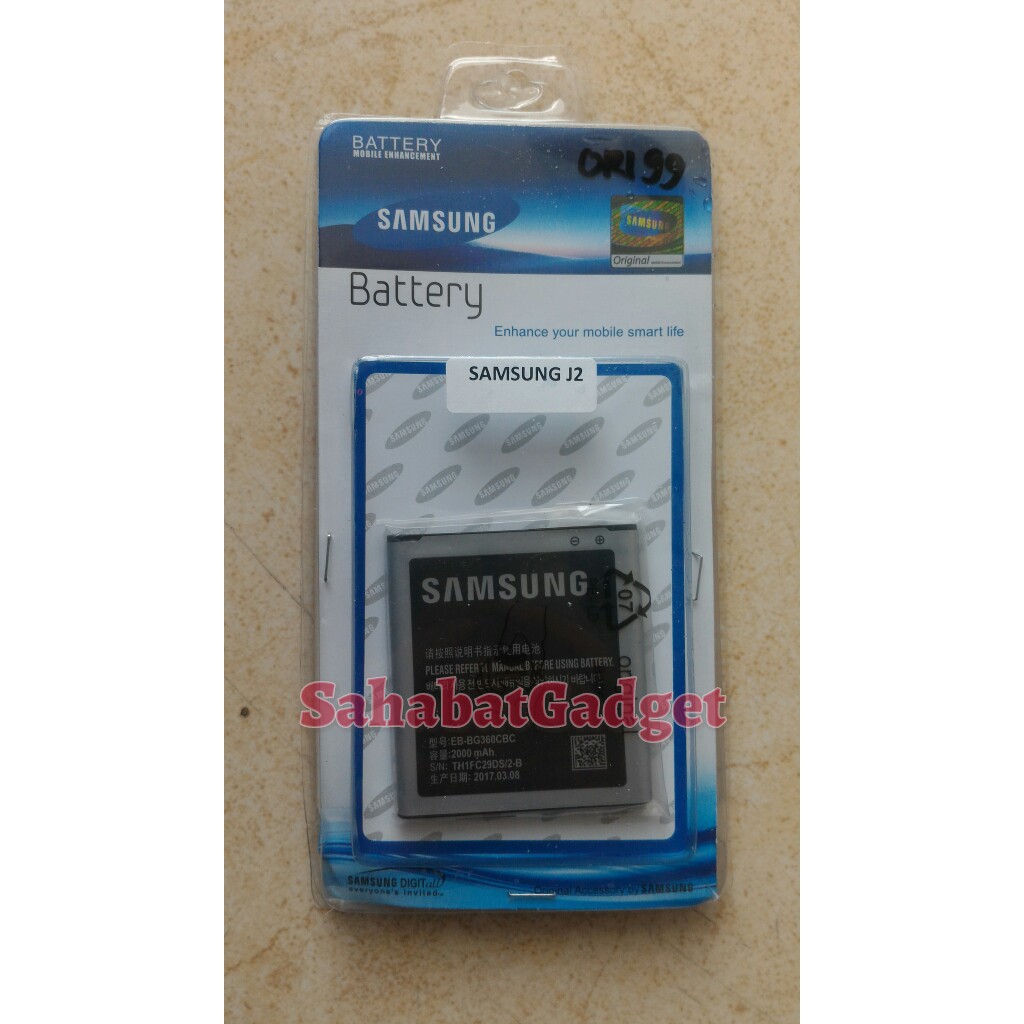 Baterai Battery Samsung J2 J200 Batre Samsung Ori 99