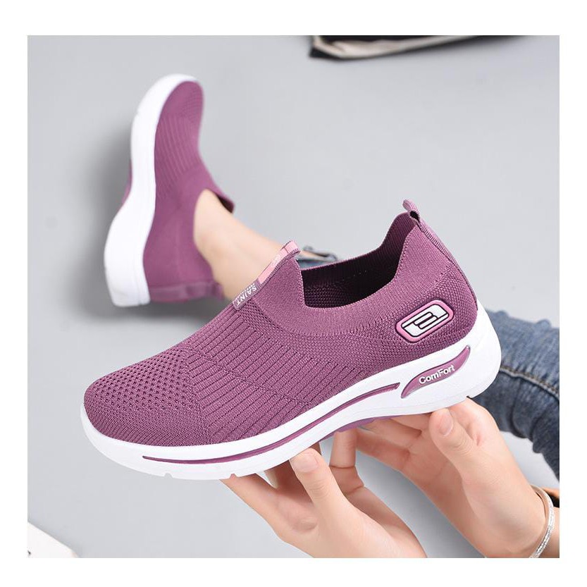 TBIG Size 36 - 41 Sepatu Slip On Com  Sepatu Wanita Import Sepatu Kuliah Sport