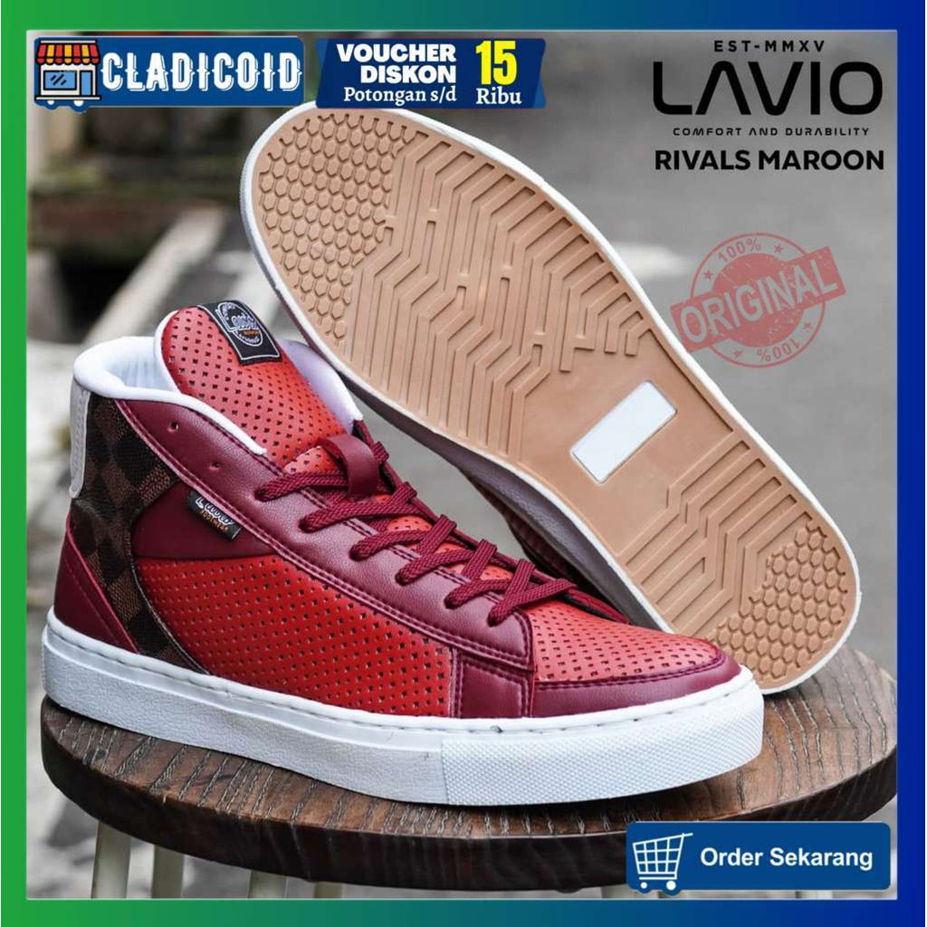 SEPATU SNEAKERS PRIA ORIGINAL OUTDOOR MODEL KEREN TRENDI SNEAKER LUAR RUANGAN KULIAH LAVIO RIVALS