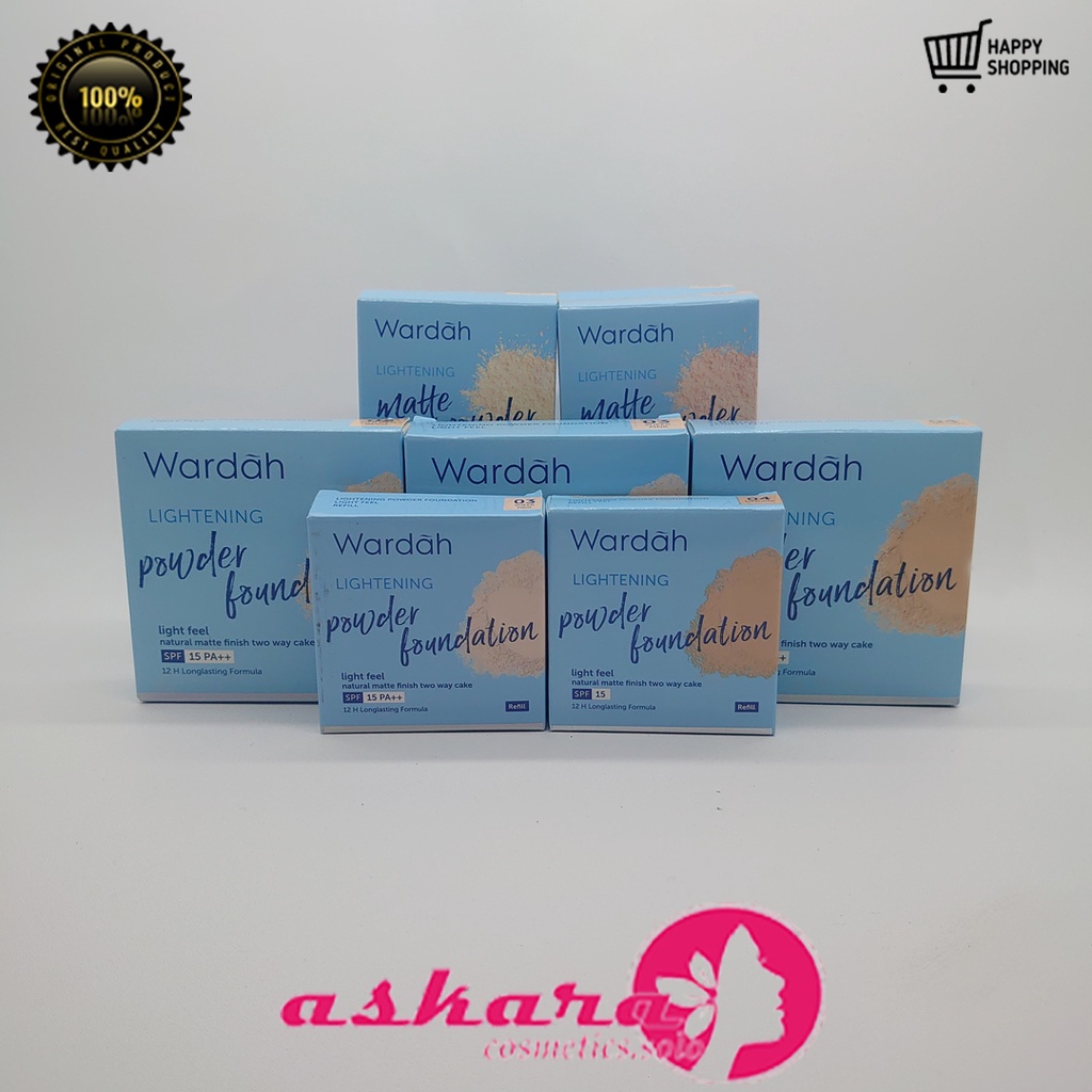 Wardah Lightening Matte Powder 20 gr / Wardah Lightening Series / Wardah Lightening Matte Loose Powder