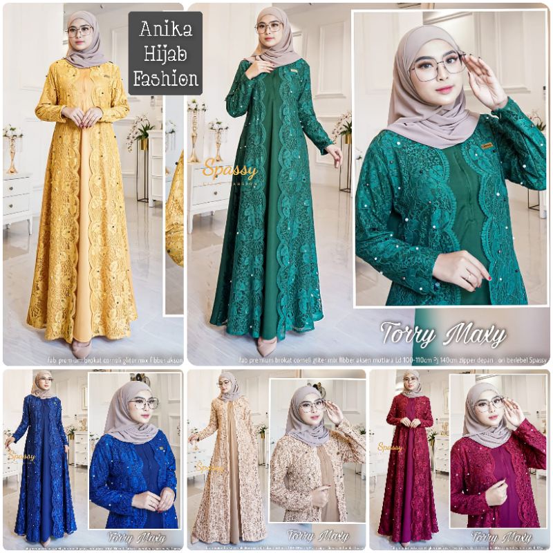 TORRY MAXY DRESS ORIGINAL BY SPASSY. GAMIS DRESS MAXY WANITA TERBARU DRESS PREMIUM PRODUK BERLABEL