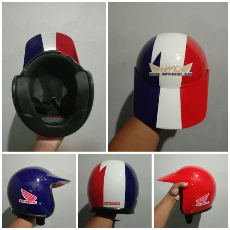 Helm Honda HMC jadul Lawas