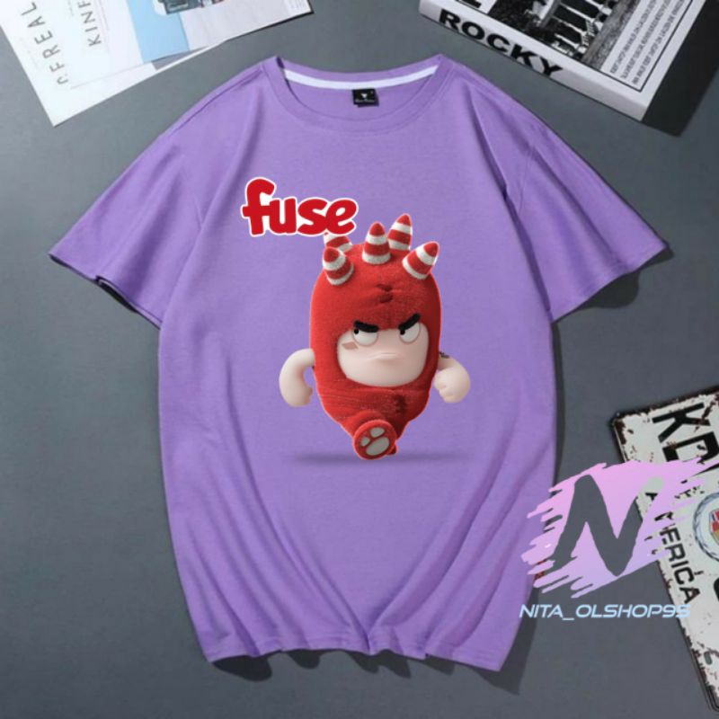 kaos oddbods baju KAOS ANAK oddbods fuse