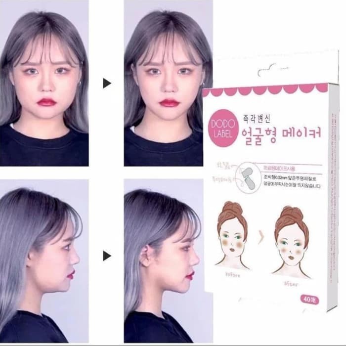 TBI Korea Face Lifting 40pcs Instant Tape Slim V Line Muka Tirus Ramping