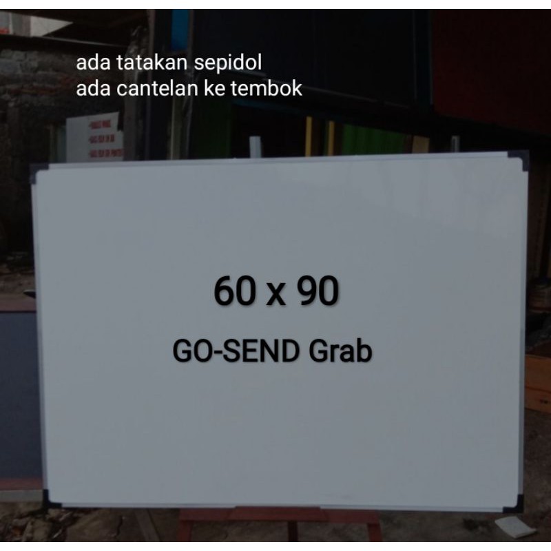 

whiteboard papan tulis 60 x 90