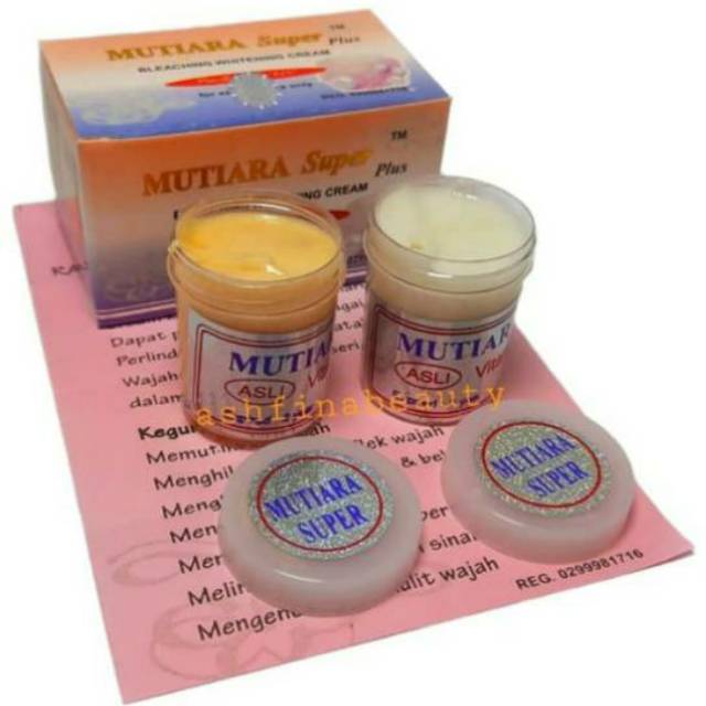 CREAM MUTIARA SUPER BOK PINK LUSINAN