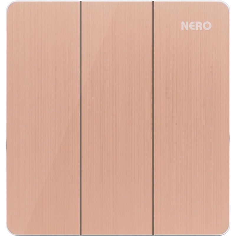 NERO SAKLAR TITANIUM V111631 G / SAKLAR TRIPLE / SAKLAR 3 GANG 1 WAY NERO