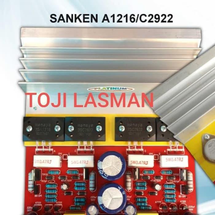 Power Ampli Stereo Sanken Amplifier Dms 055 Platinum Kit Pcb Power