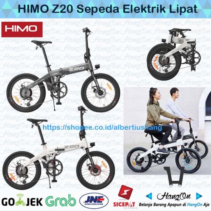 HIMO C20 / Z20 / Z16 Sepeda Elektrik Lipat Smart Moped Bicycle 250W