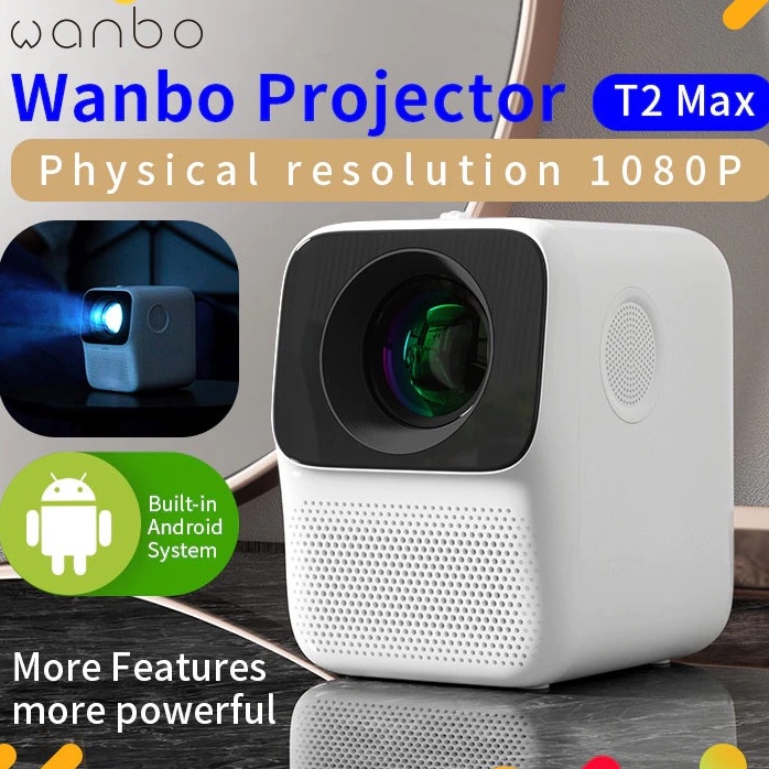 Wanbo T2 Max / T2 FREE Smart Projector 1080p 4K Portable Proyektor