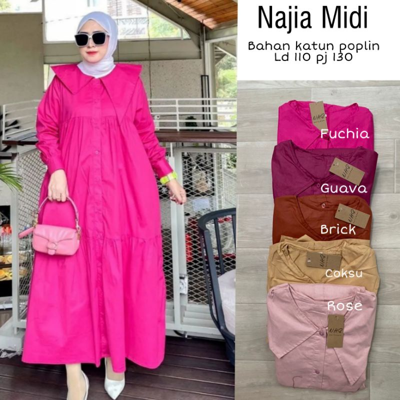 najia midi dress