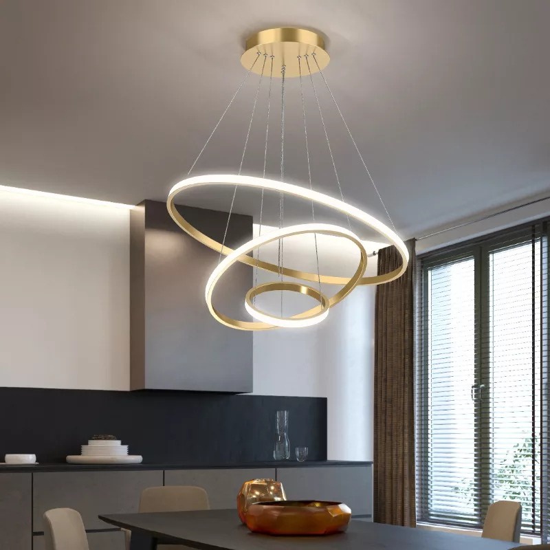 Lampu Gantung Gold Luxury Premium Chandelier Minimalis Modern Lampu Hias Premium