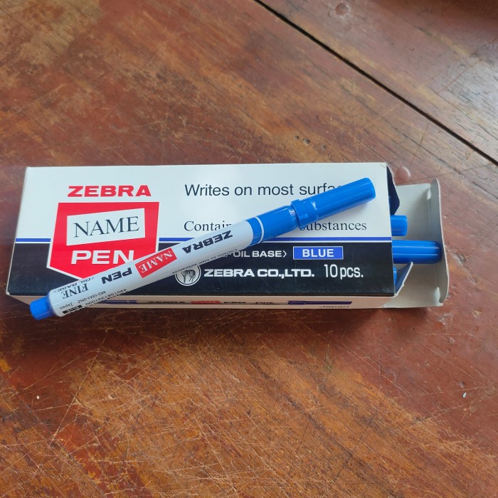 

Produk Spidol Pulpen Zebra Name Pen Harga Satuan Hemat
