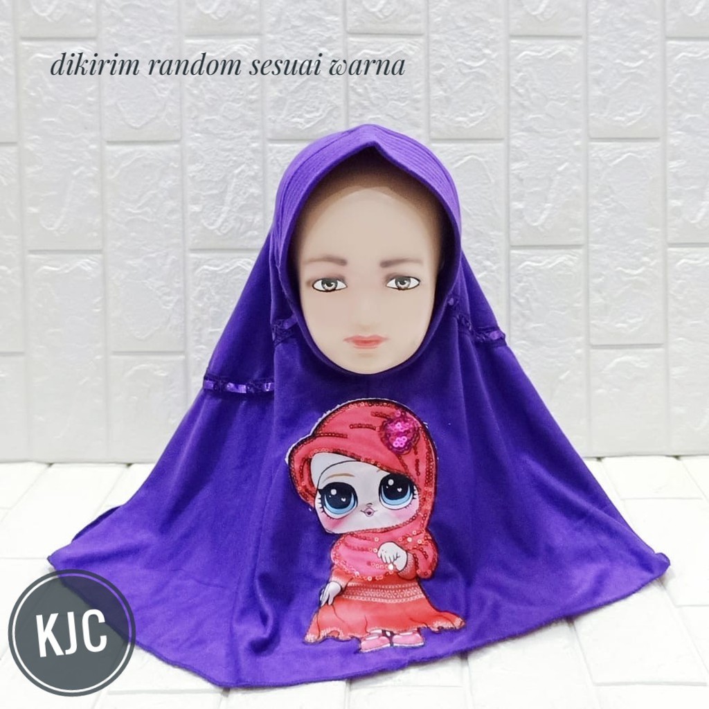 KIANJAYACOLLECTION89 - HIJAB JILBAB ANAK PEREMPUAN LED BISA NYALA LUCU PALING MURAH !!!