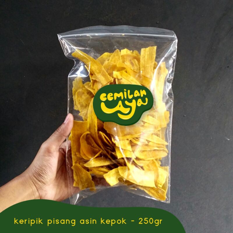 

Keripik Pisang Asin Kepok 250gr - Cemilan Aya