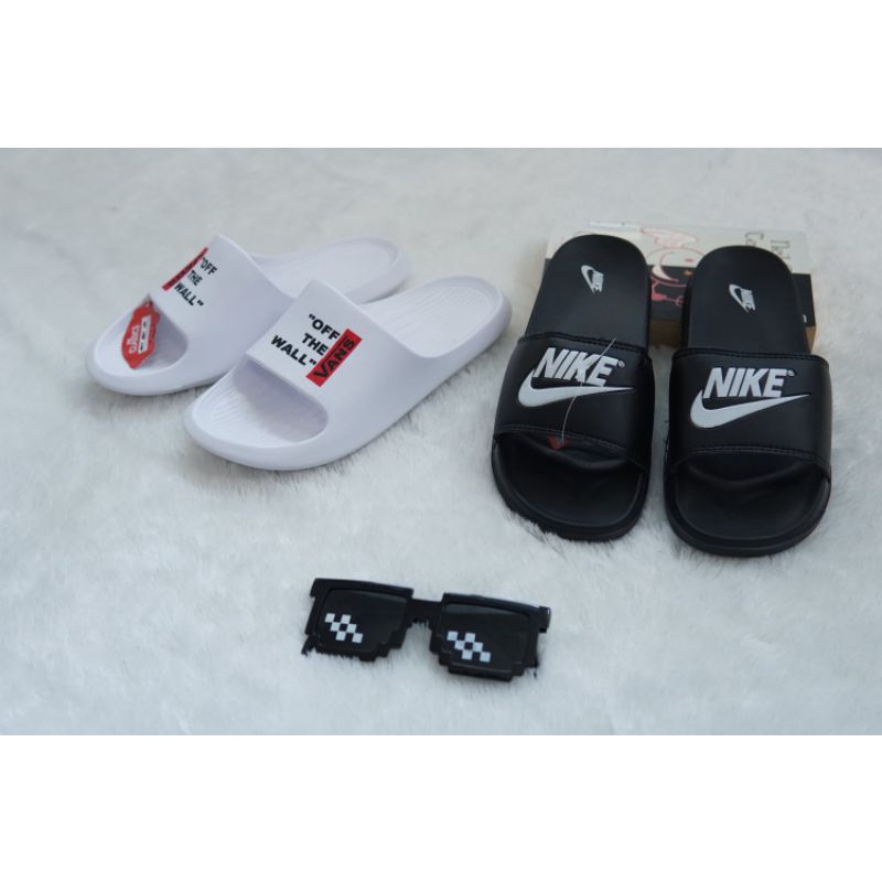 SANDAL NIKE HITAM SELOP