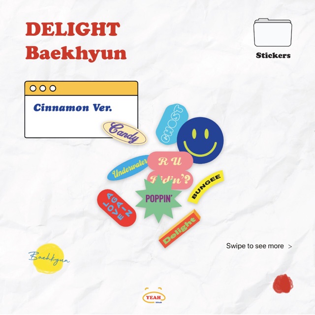 Baekhyun Delight Sticker Set