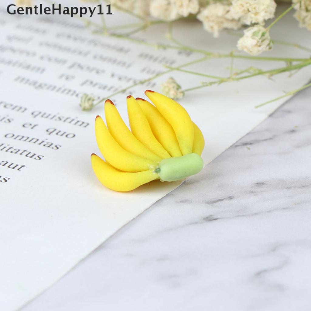 Gentlehappy 1pc Mainan Miniatur Pisang Skala 1: 12 Untuk Dekorasi Rumah Boneka