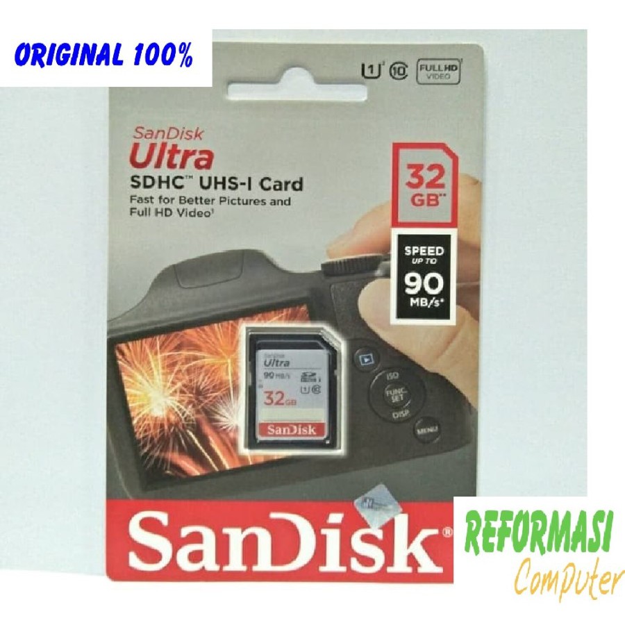 Sandisk SD CARD 32GB 90mb/s - SDCARD SDHC 32GB 90 mbps