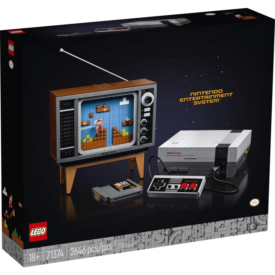 LEGO 71374 NINTENDO ENTERTAINMENT SYSTEM BUILDING SET ORIGINAL LEGO