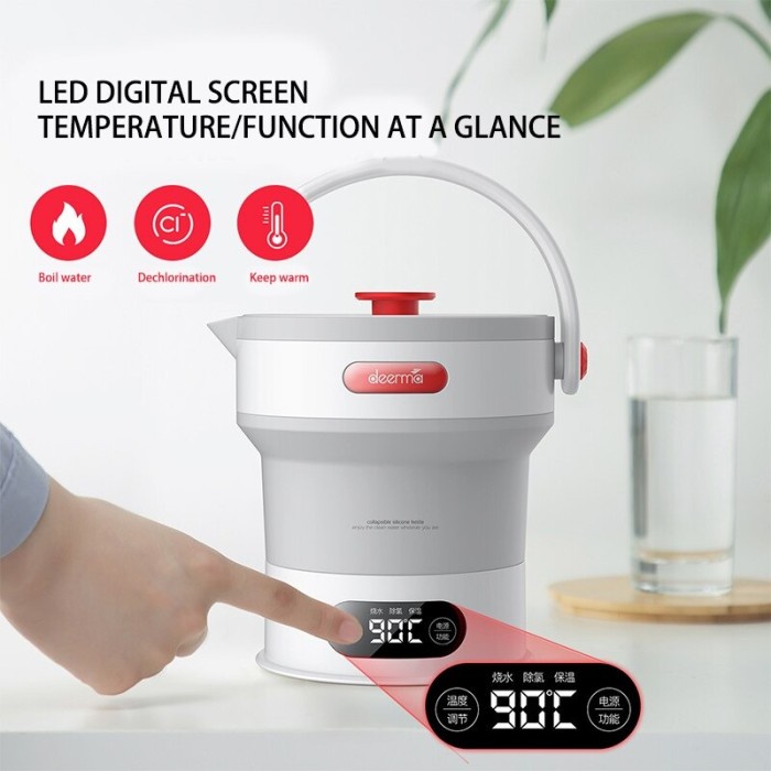 Xiaomi DEERMA Electric Kettle Teko Lipat Pemanas Listrik 600ML