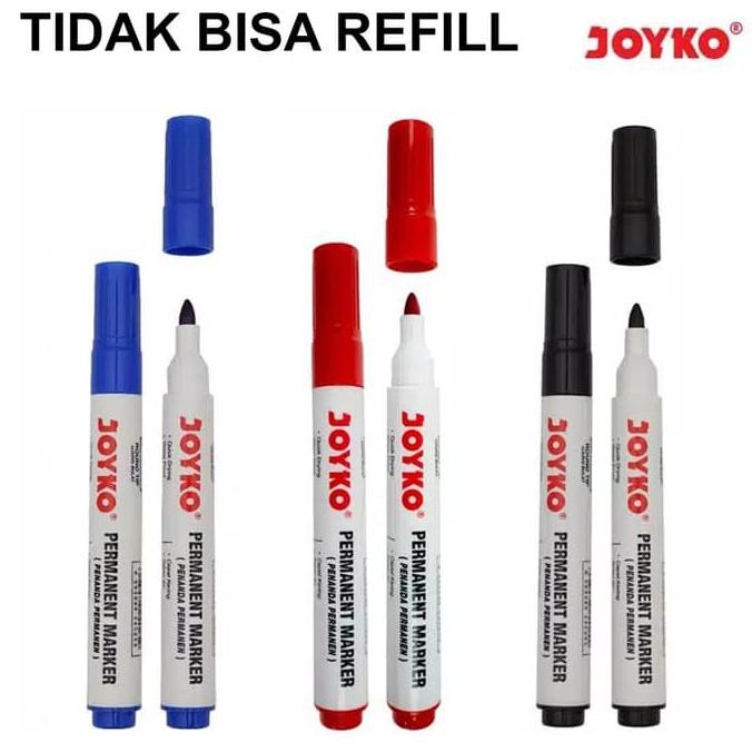 

Permanent Marker / Spidol Permanen Joyko PM-17 - Hitam