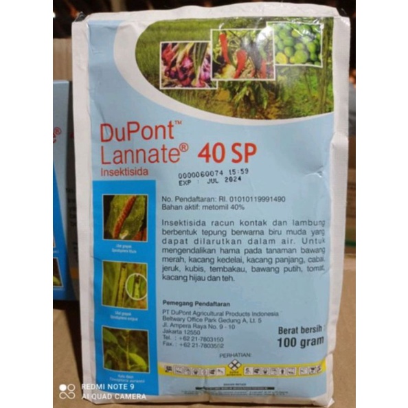 Dupont Lannate biru 40 sp 100 gram