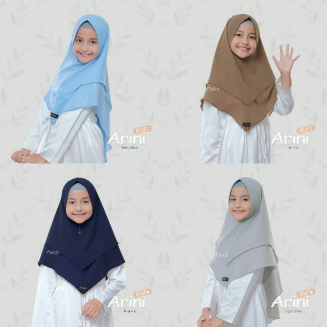 JILBAB ANAK/KHIMAR ARINI KIDS ORI AUDINA