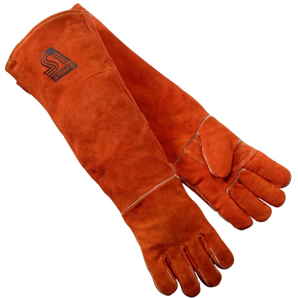 Sarung Tangan Las 16 inch Kulit Tebal Safety Welding Glove 16inch 16&quot; Gloves Leather Red Merah HQ