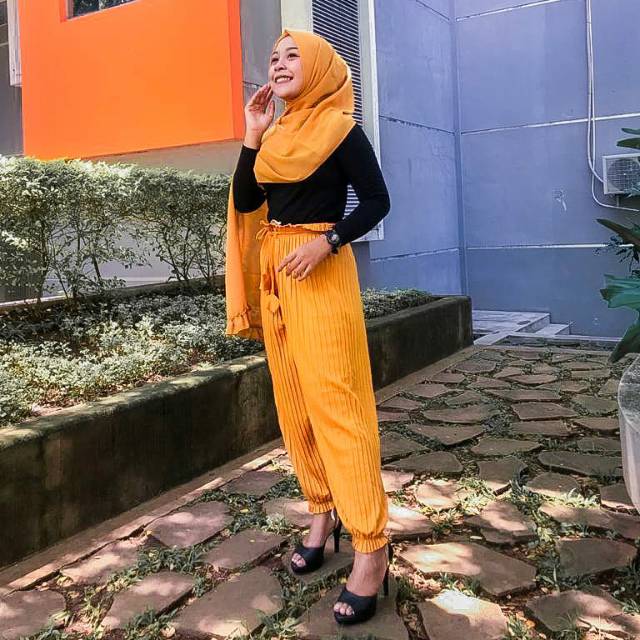 Celana Aladin Plisket