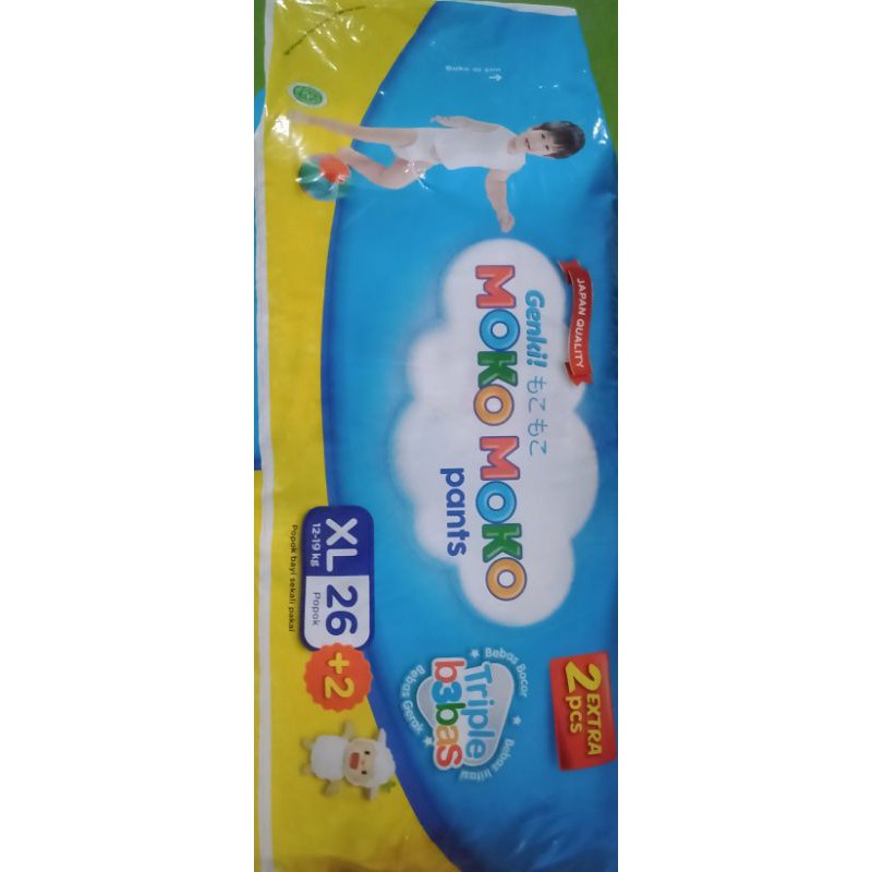 Genki Moko Moko Pants XL 26+2