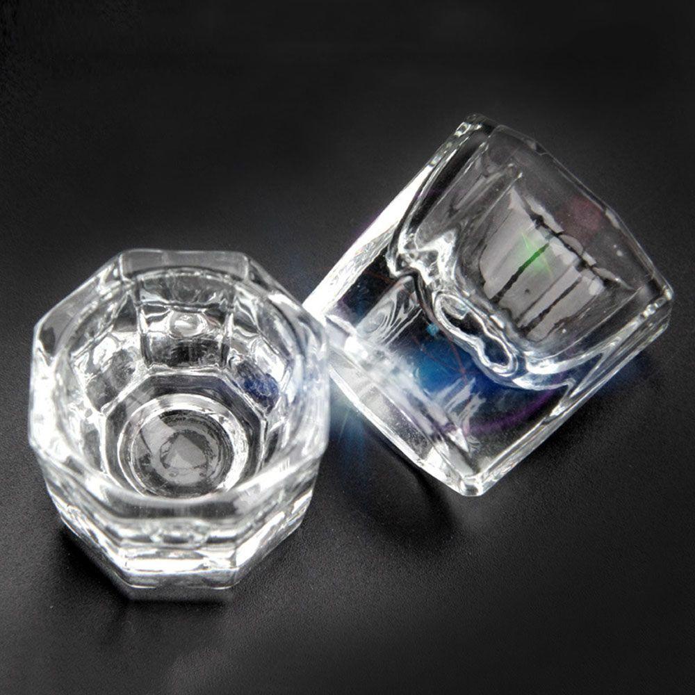 MXBEAUTY Gelas Cangkir Cairan 1PC Wadah Mixing Glassware Bubuk Octagon Cup