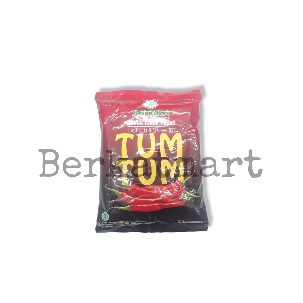 ANTAKA TUM TUM BUBUK CABAI PEDAS 100GR / ANTAKA HOT CHILI POWDER 100GR