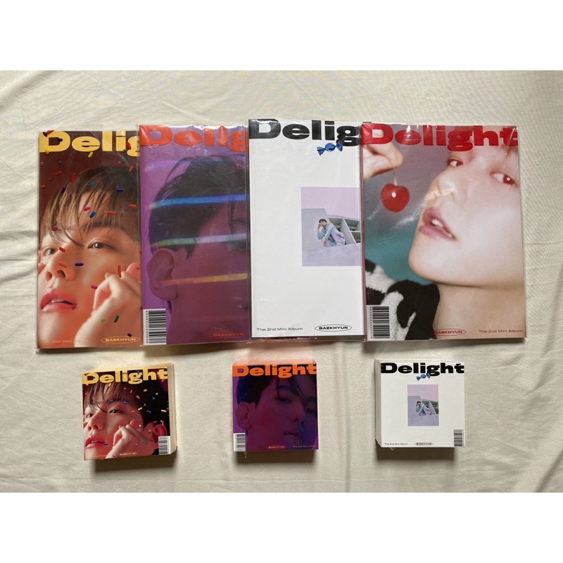 WTS ALBUM BAEKHYUN EXO DELIGHT ALL VERSION + KIHNO