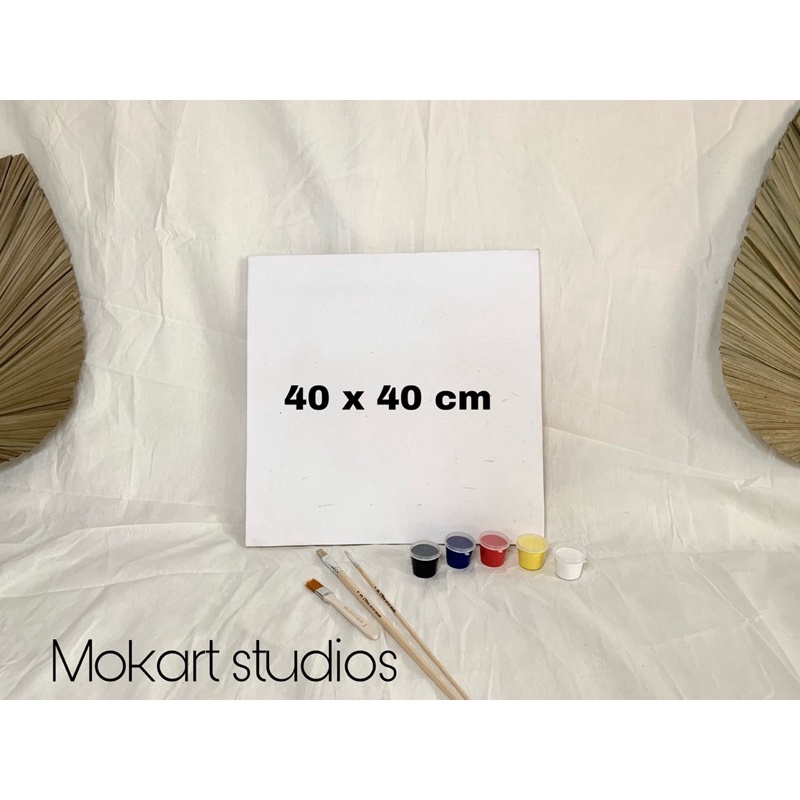 

kanvas lukis ukuran 40x40 cm siap lukis