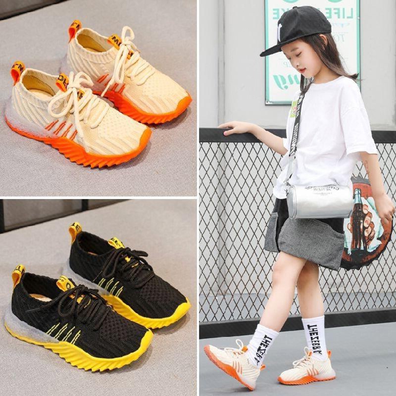 SEPATU SNEAKER ANAK TRENDY / RUNNING SHOES LED