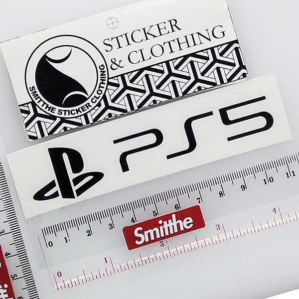 Stiker PS5 Logo Game Console Cutting Sticker Playstation 5 v.2 untuk aksesoris Motor Mobil