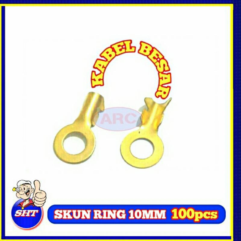 Skun Kabel 10mm Baut 14