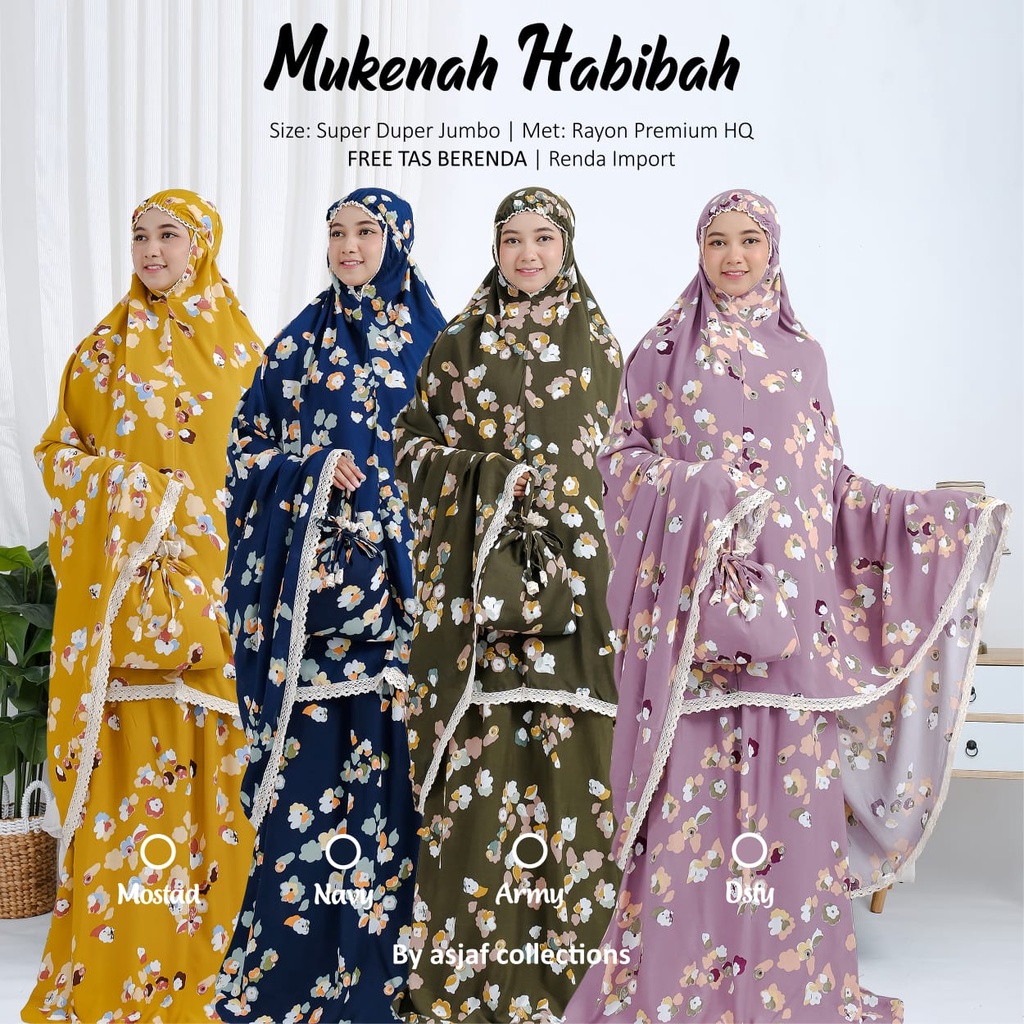 MUKENA SHOLAT HABIBAH EMIRATE